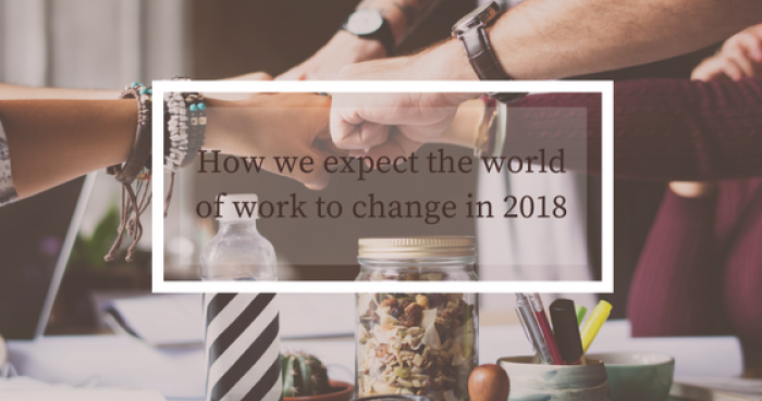 Work Change In 2018
