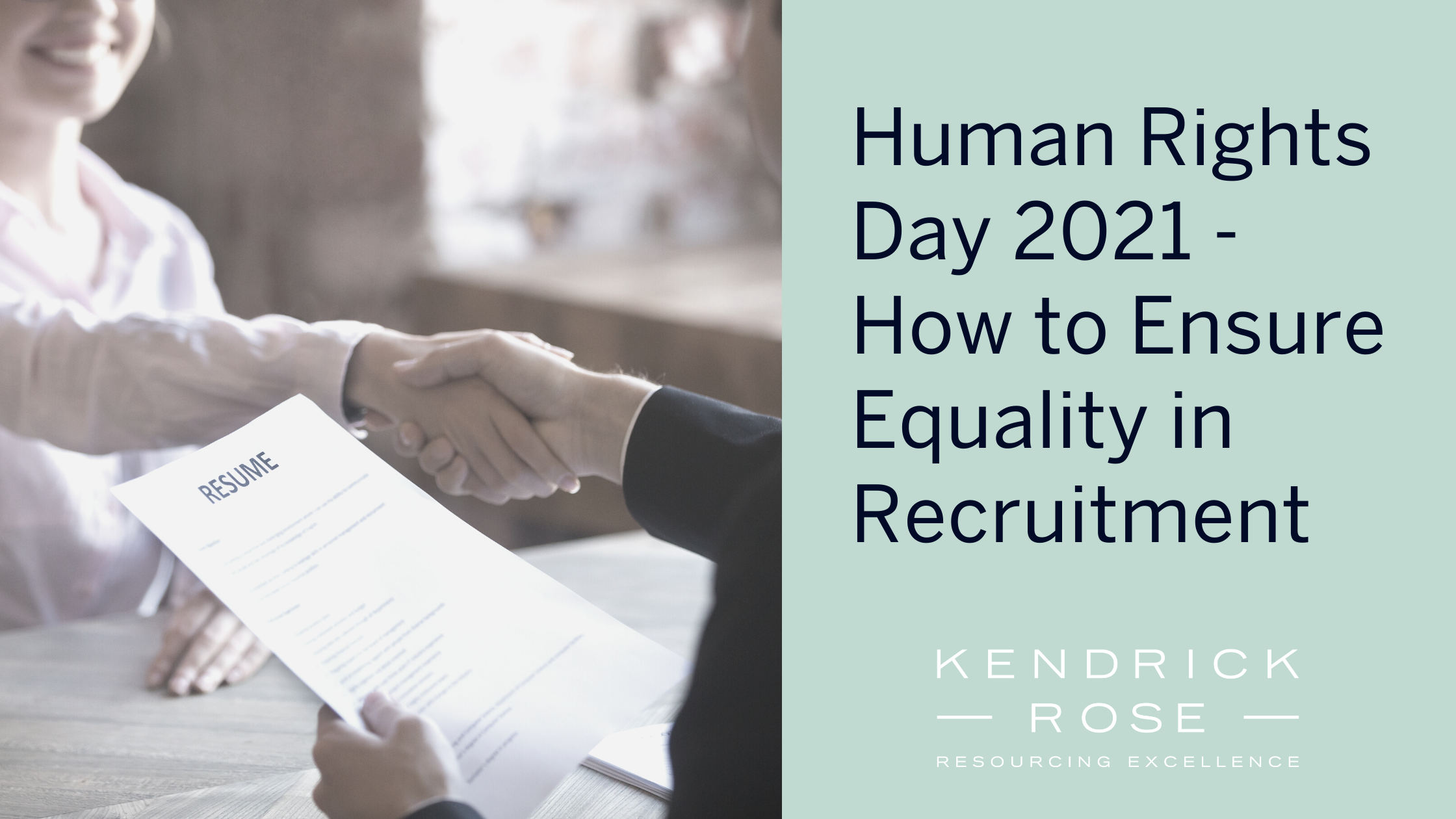 Equality In Recruitment